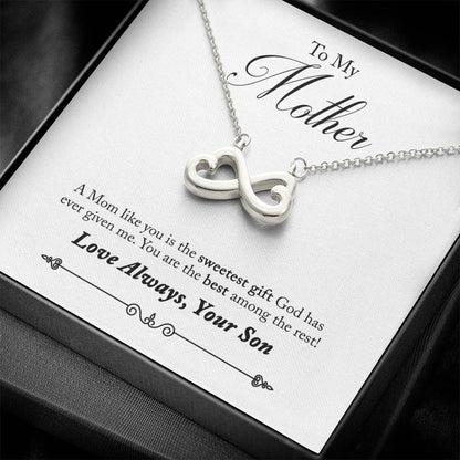 To My Mother | Sweetest Gift | Infinity Necklace