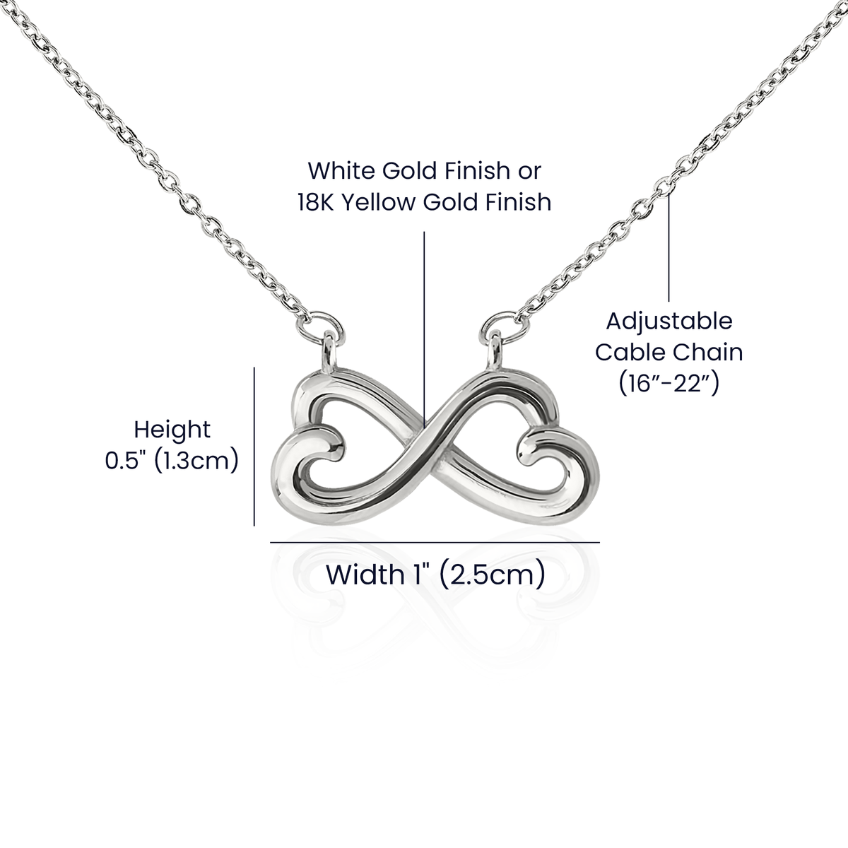 To My Daughter | How Special You Are | Infinity Necklace