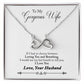 To My Gorgeous Wife | Last Breath | Infinity Necklace