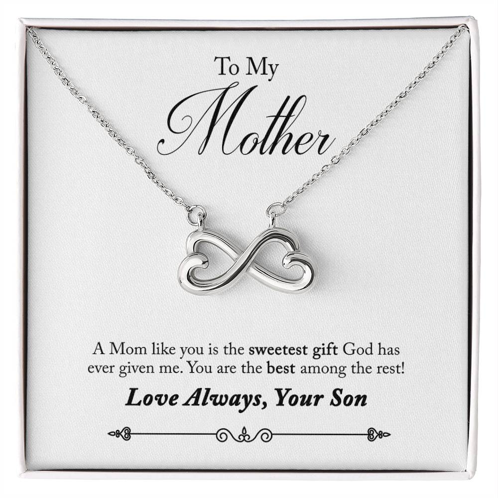 To My Mother | Sweetest Gift | Infinity Necklace