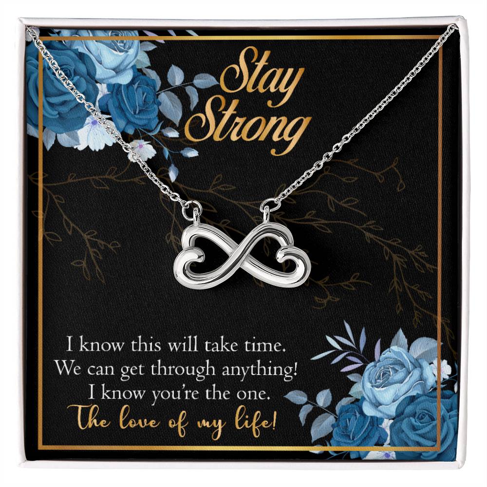 Stay Strong | Infinity Necklace