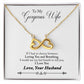 To My Gorgeous Wife | Last Breath | Infinity Necklace
