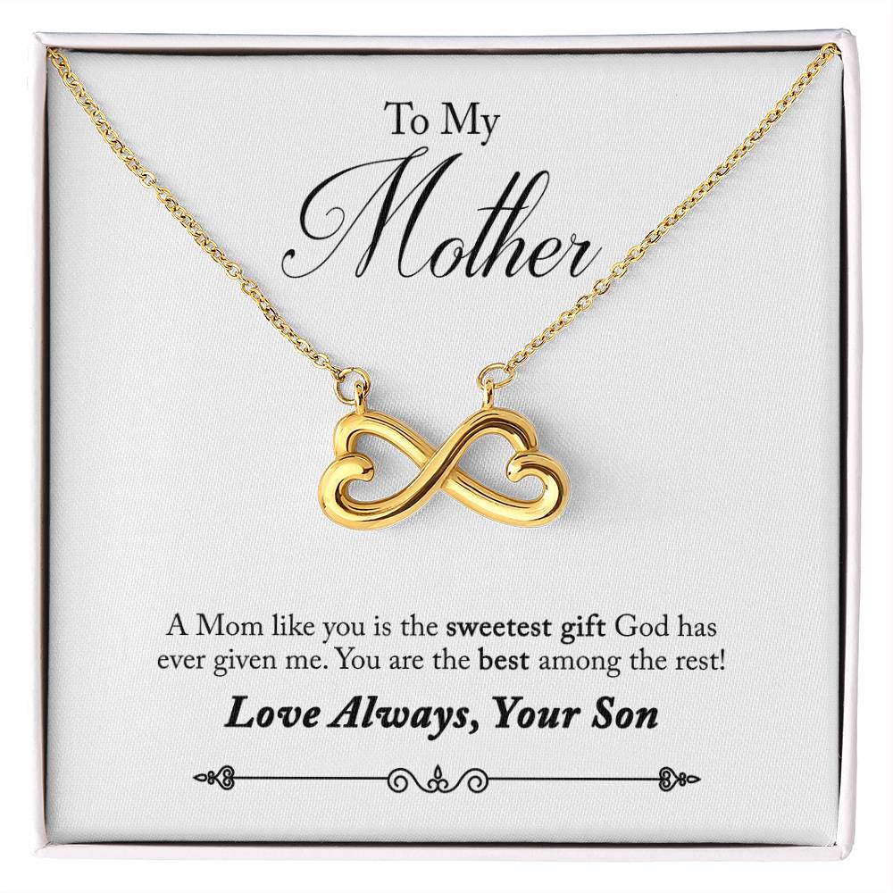 To My Mother | Sweetest Gift | Infinity Necklace