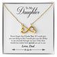 To My Daughter | How Special You Are | Infinity Necklace