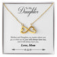 To My Daughter | You Will Always Have Me | Infinity Necklace