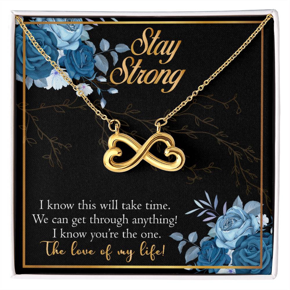 Stay Strong | Infinity Necklace