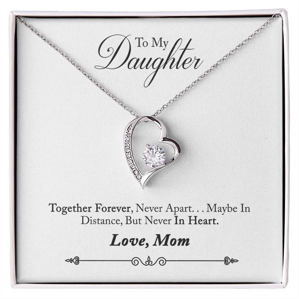 To My Daughter | Together Forever | Eternal Love Necklace