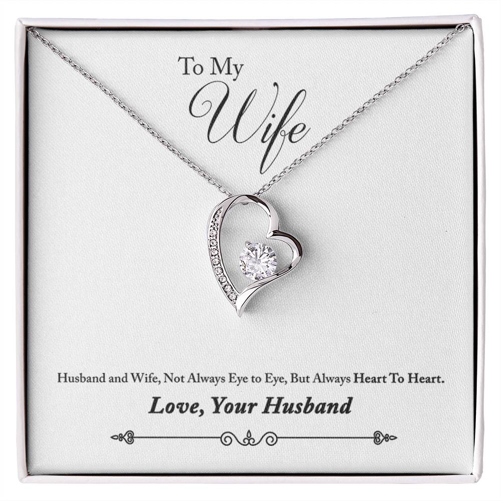 To My Wife | Heart To Heart | Eternal Love Necklace