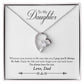 To My Daughter | Always Here For You | Eternal Love Necklace