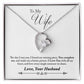 To My Wife | Missing Piece | Eternal Love Necklace