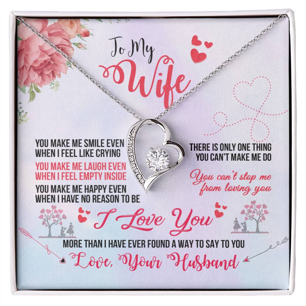 To My Wife | You Make Me | Eternal Love Necklace