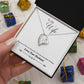 To My Wife | Heart To Heart | Eternal Love Necklace