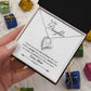 To My Daughter | Braver Stronger Smarter | Eternal Love Necklace