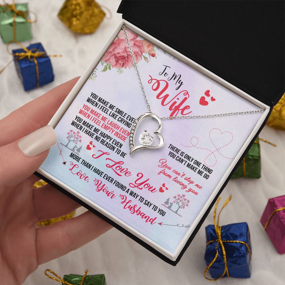 To My Wife | You Make Me | Eternal Love Necklace