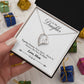 To My Daughter | Together Forever | Eternal Love Necklace