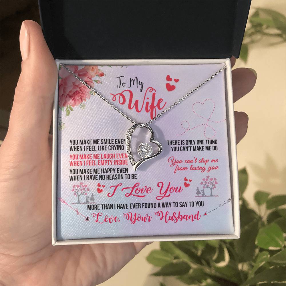 To My Wife | You Make Me | Eternal Love Necklace