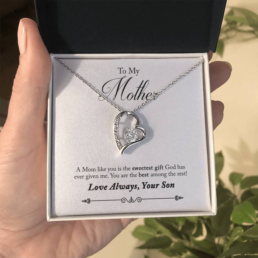 To My Mother | Sweetest Gift | Eternal Love Necklace