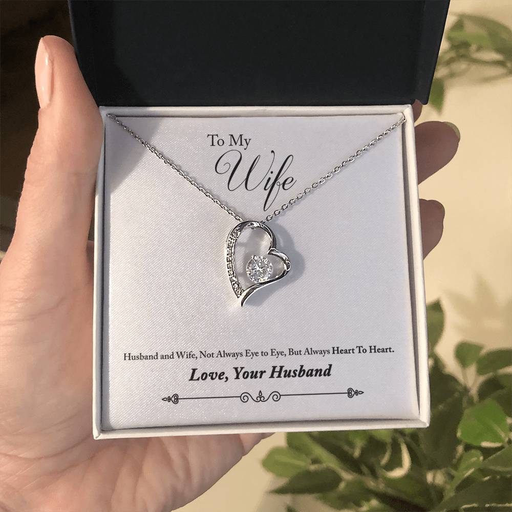To My Wife | Heart To Heart | Eternal Love Necklace
