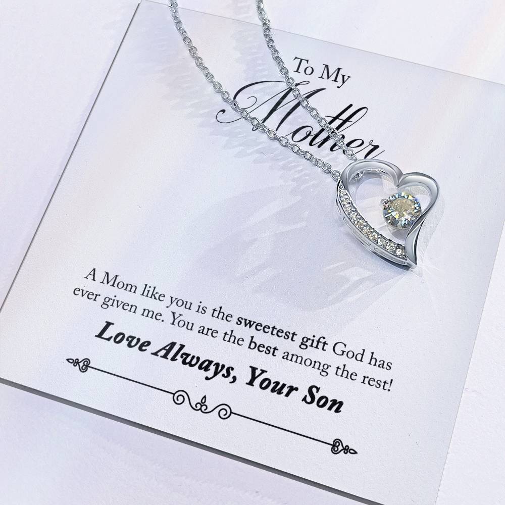 To My Mother | Sweetest Gift | Eternal Love Necklace