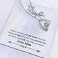 To My Daughter | Braver Stronger Smarter | Eternal Love Necklace