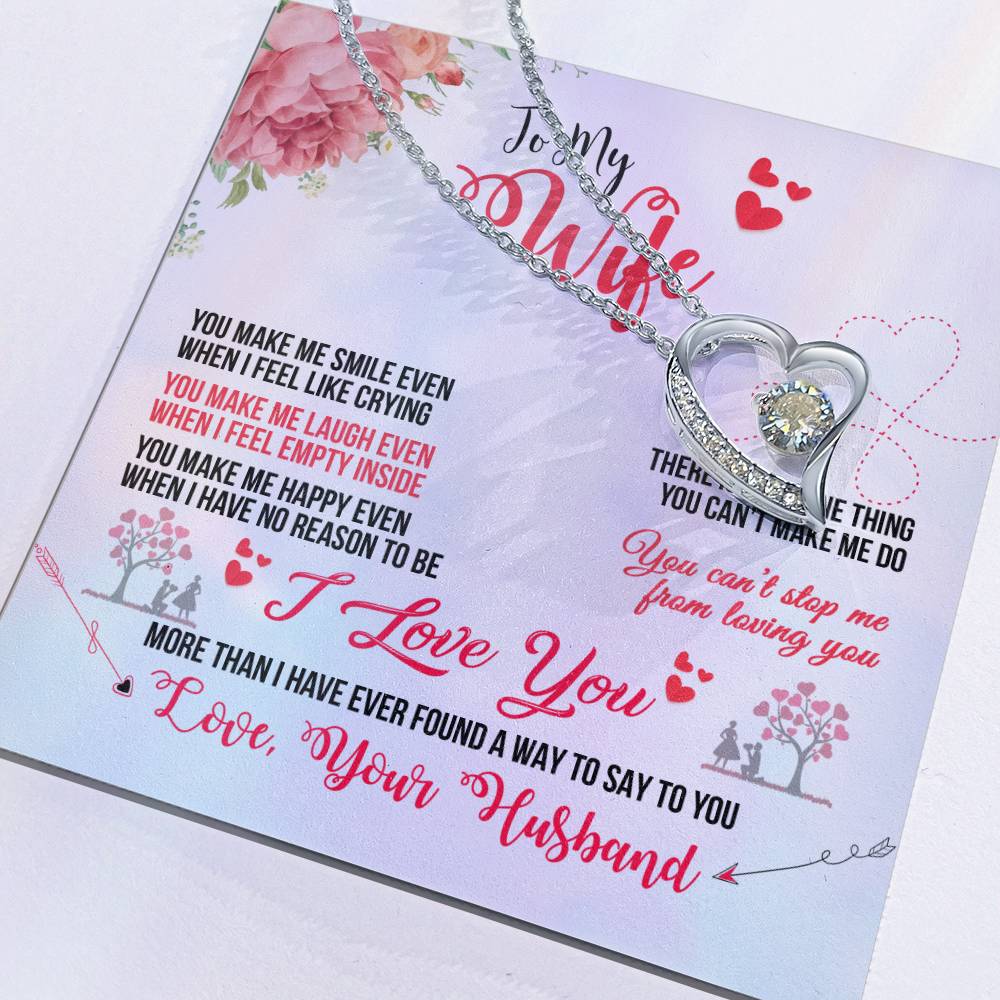 To My Wife | You Make Me | Eternal Love Necklace