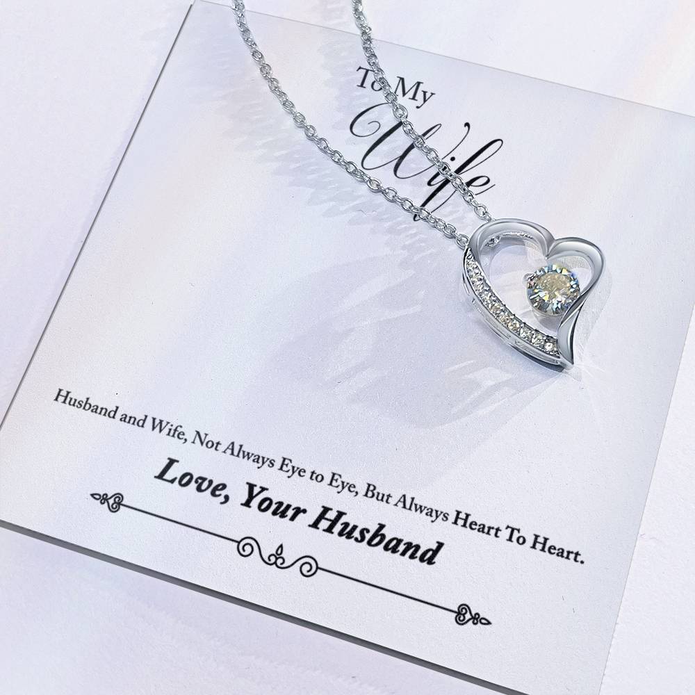 To My Wife | Heart To Heart | Eternal Love Necklace