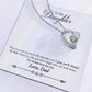 To My Daughter | Always Here For You | Eternal Love Necklace
