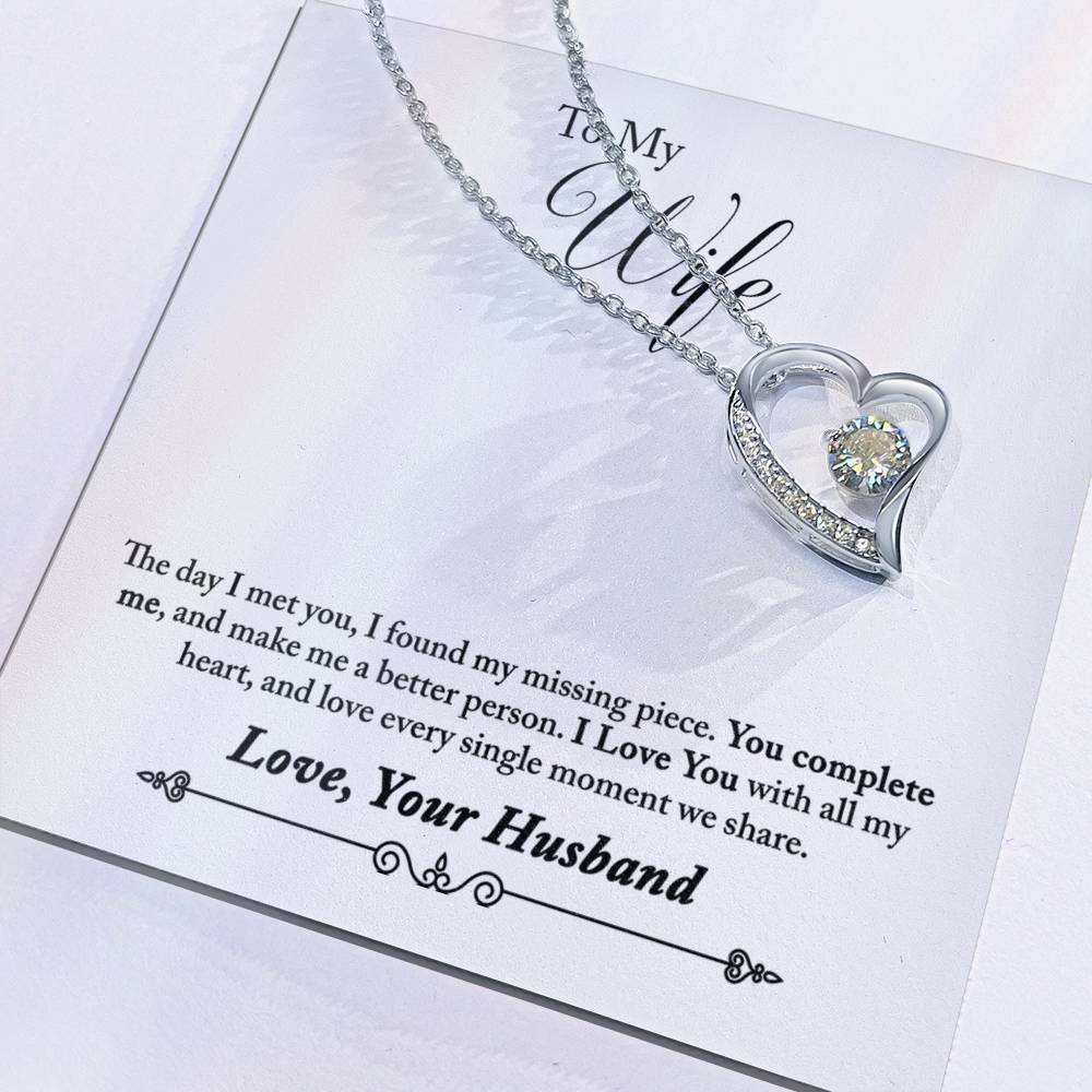 To My Wife | Missing Piece | Eternal Love Necklace