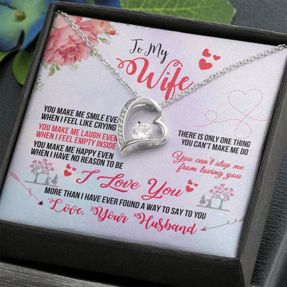 To My Wife | You Make Me | Eternal Love Necklace