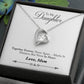 To My Daughter | Together Forever | Eternal Love Necklace