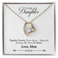 To My Daughter | Together Forever | Eternal Love Necklace