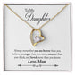 To My Daughter | Braver Stronger Smarter | Eternal Love Necklace
