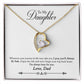 To My Daughter | Always Here For You | Eternal Love Necklace