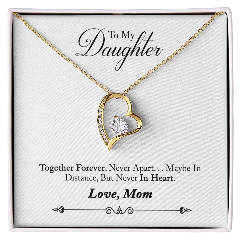 To My Daughter | Together Forever | Eternal Love Necklace