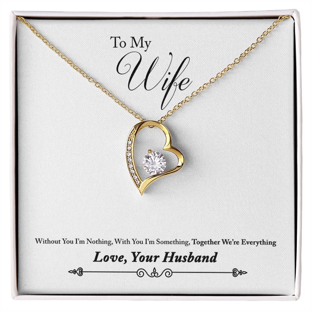 To My Wife | Together We're Everything | Eternal Love Necklace