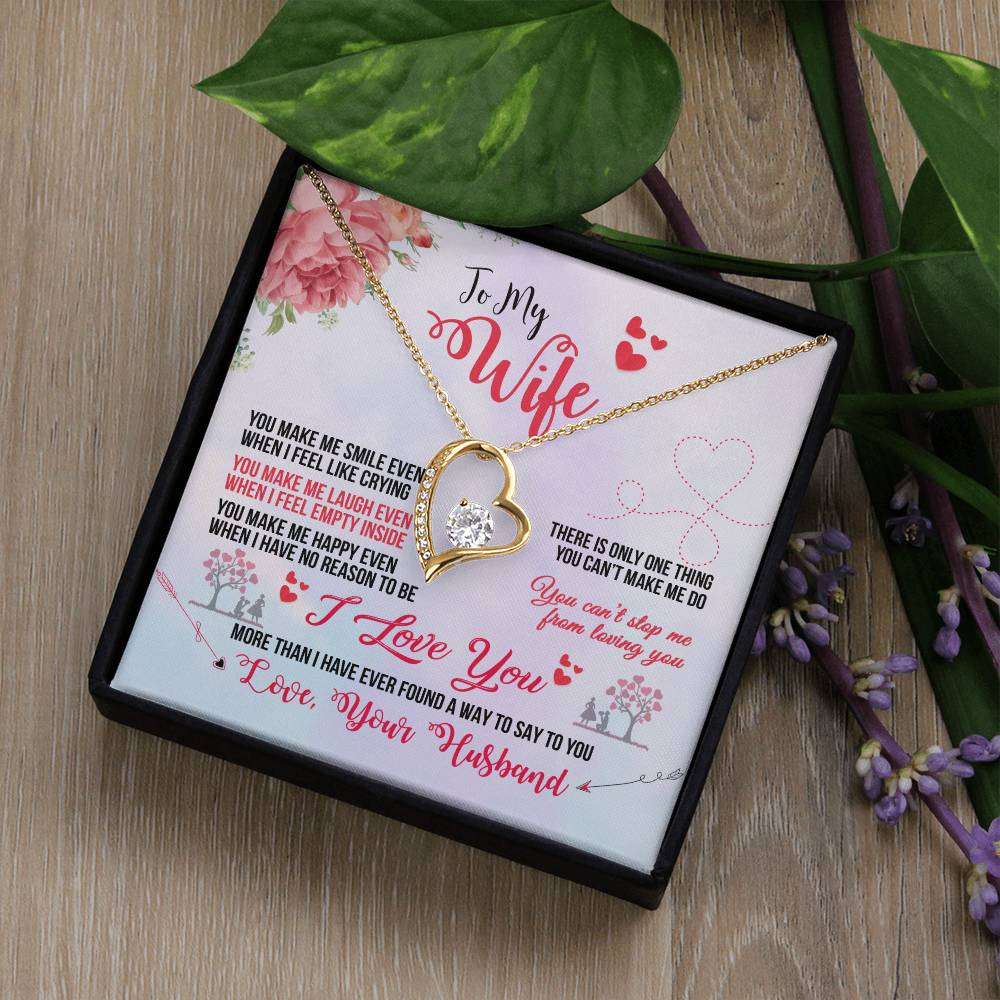 To My Wife | You Make Me | Eternal Love Necklace
