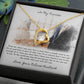 To My Fiancée | More Than A Simple Word | Eternal Love Necklace