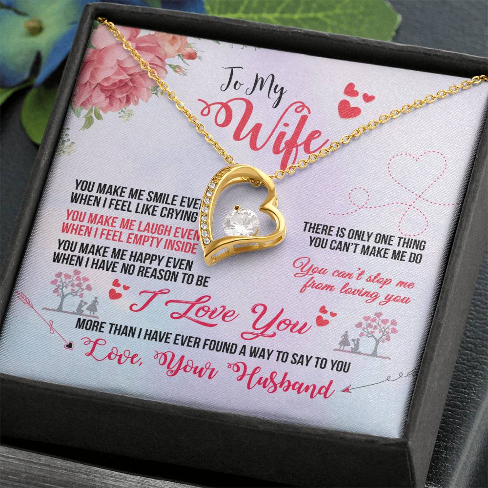 To My Wife | You Make Me | Eternal Love Necklace