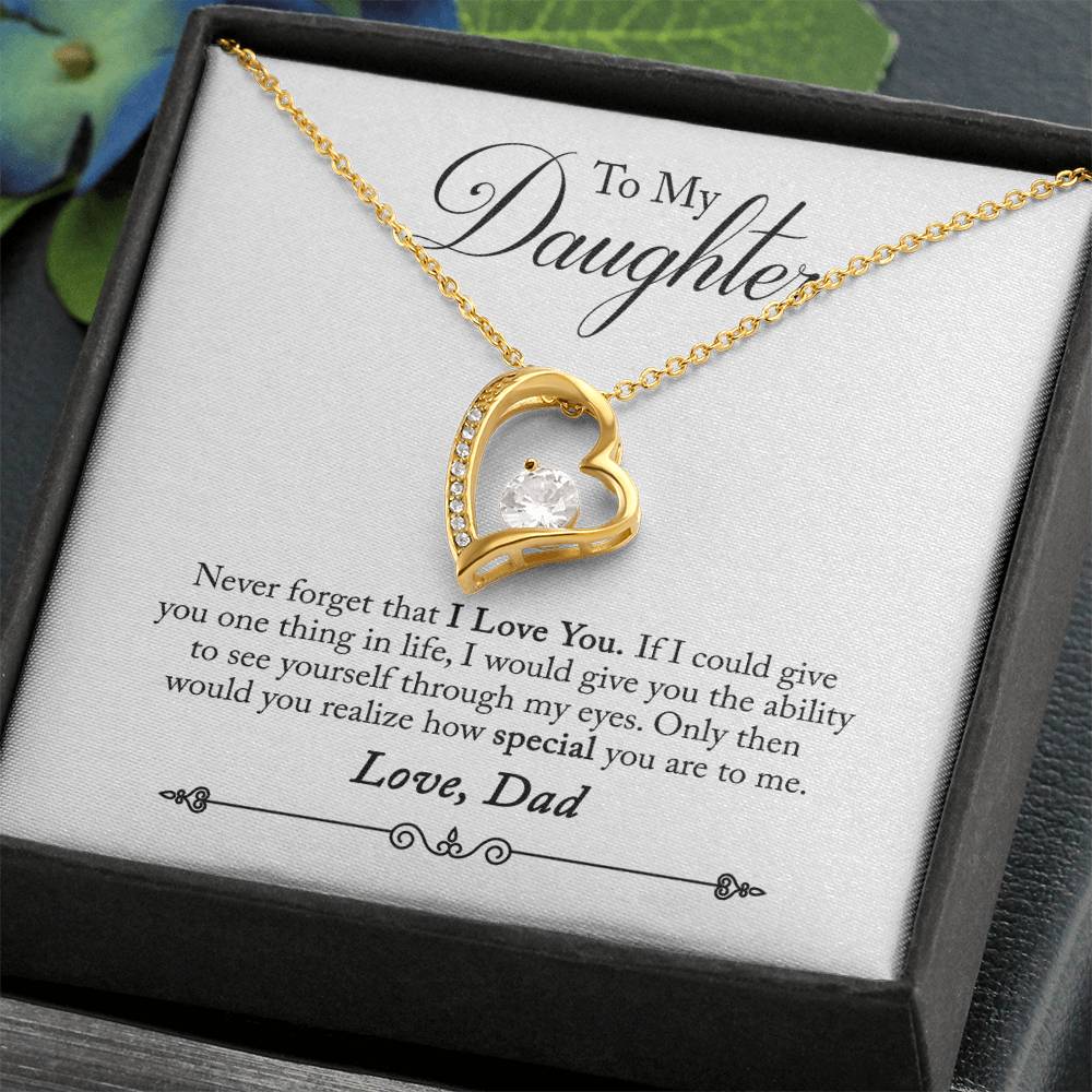 To My Daughter | How Special You Are | Eternal Love Necklace