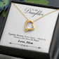 To My Daughter | Together Forever | Eternal Love Necklace