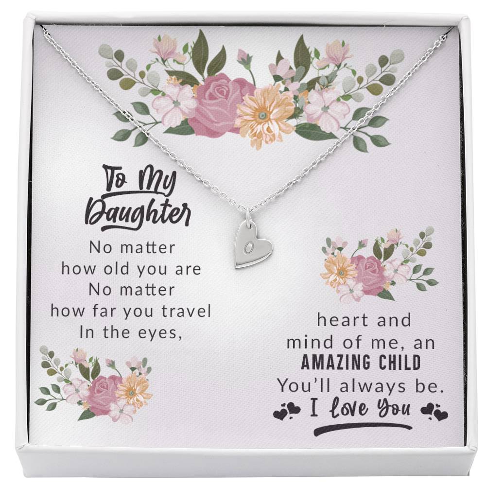To My Daughter | Amazing Child | Love & Hugs Necklace