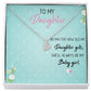To My Daughter | Always My Baby Girl | Love & Hugs Necklace