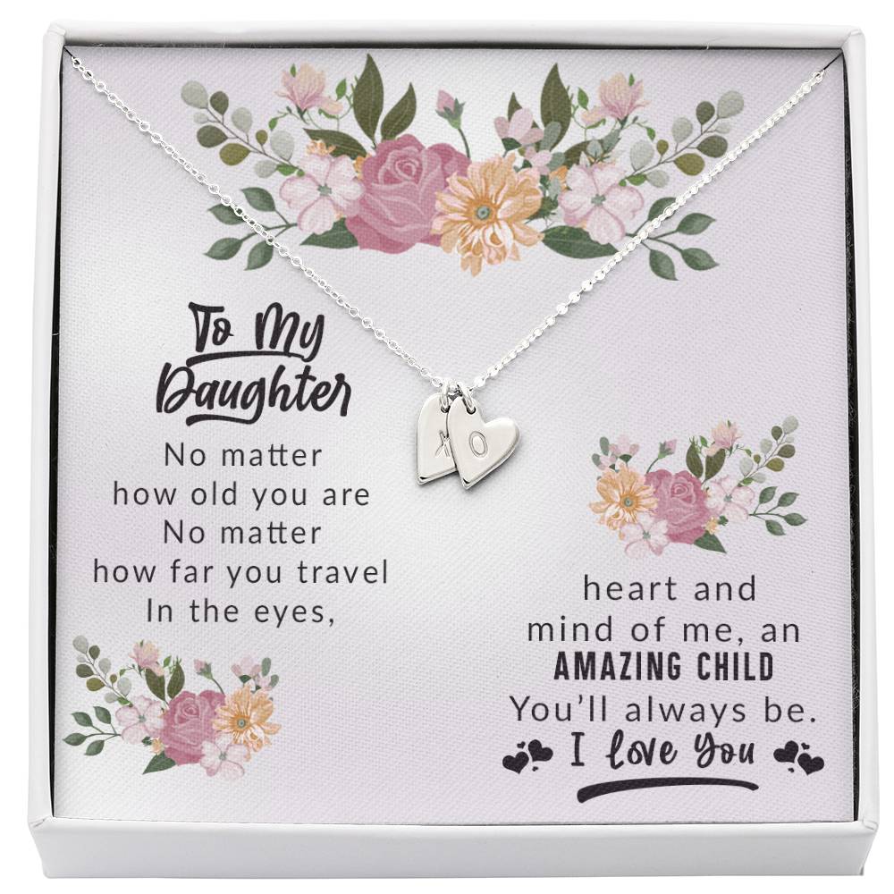 To My Daughter | Amazing Child | Love & Hugs Necklace