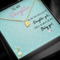 To My Daughter | Always My Baby Girl | Love & Hugs Necklace