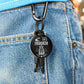 #1 TRUCKER DAD - Engraved Screwdriver Keychain - Celeste Jewel