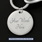 #1 TRUCKER DAD - Engraved Screwdriver Keychain - Celeste Jewel