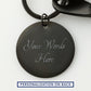 #1 TRUCKER DAD - Engraved Screwdriver Keychain - Celeste Jewel