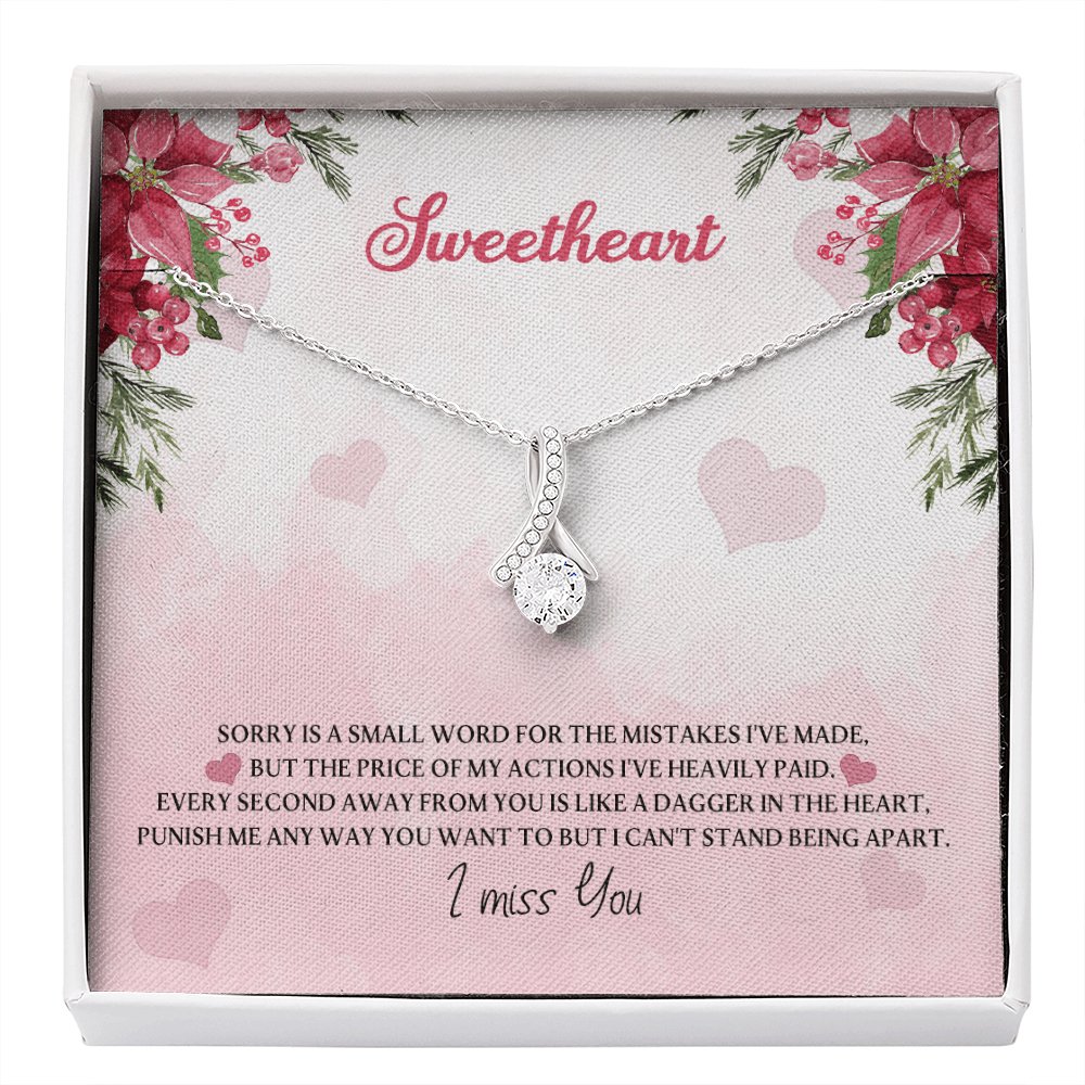 Apology Gift For Her - Like A Dagger - Sparkling Radiance Necklace - Celeste Jewel