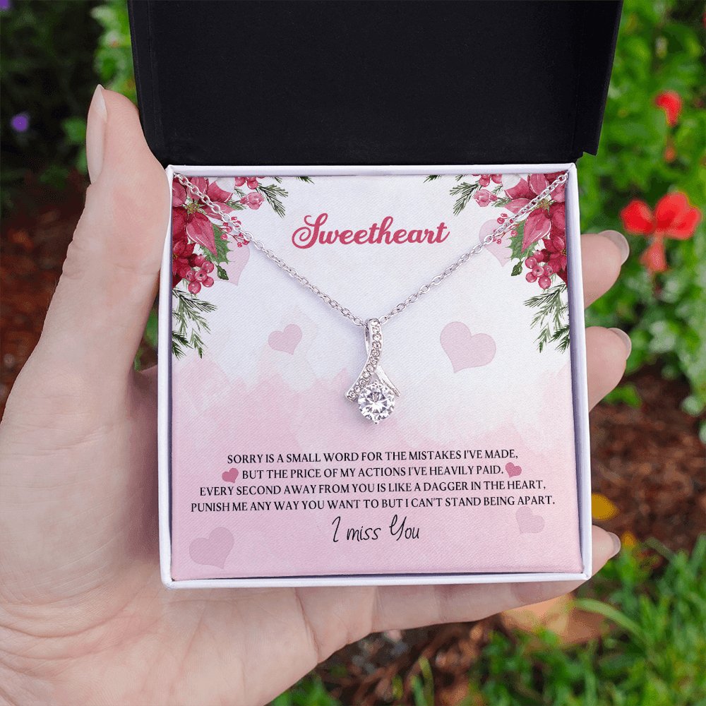 Apology Gift For Her - Like A Dagger - Sparkling Radiance Necklace - Celeste Jewel