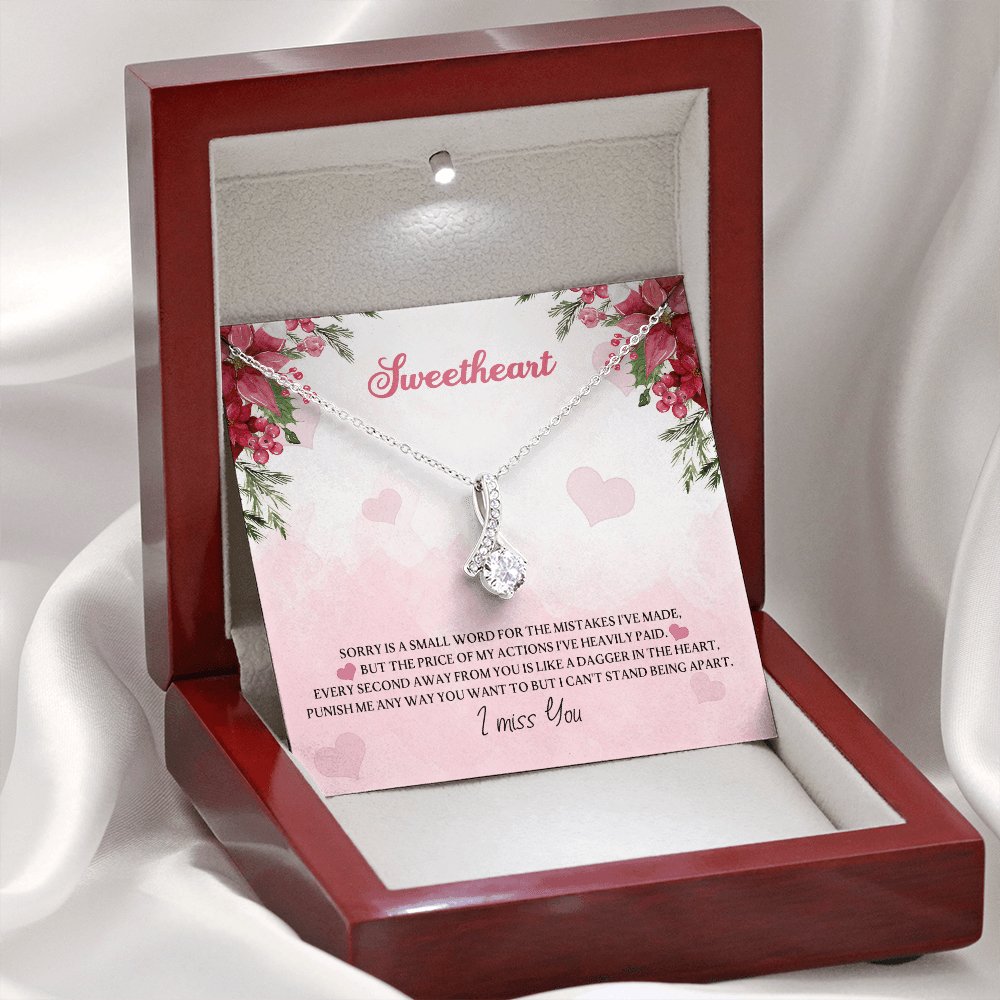 Apology Gift For Her - Like A Dagger - Sparkling Radiance Necklace - Celeste Jewel